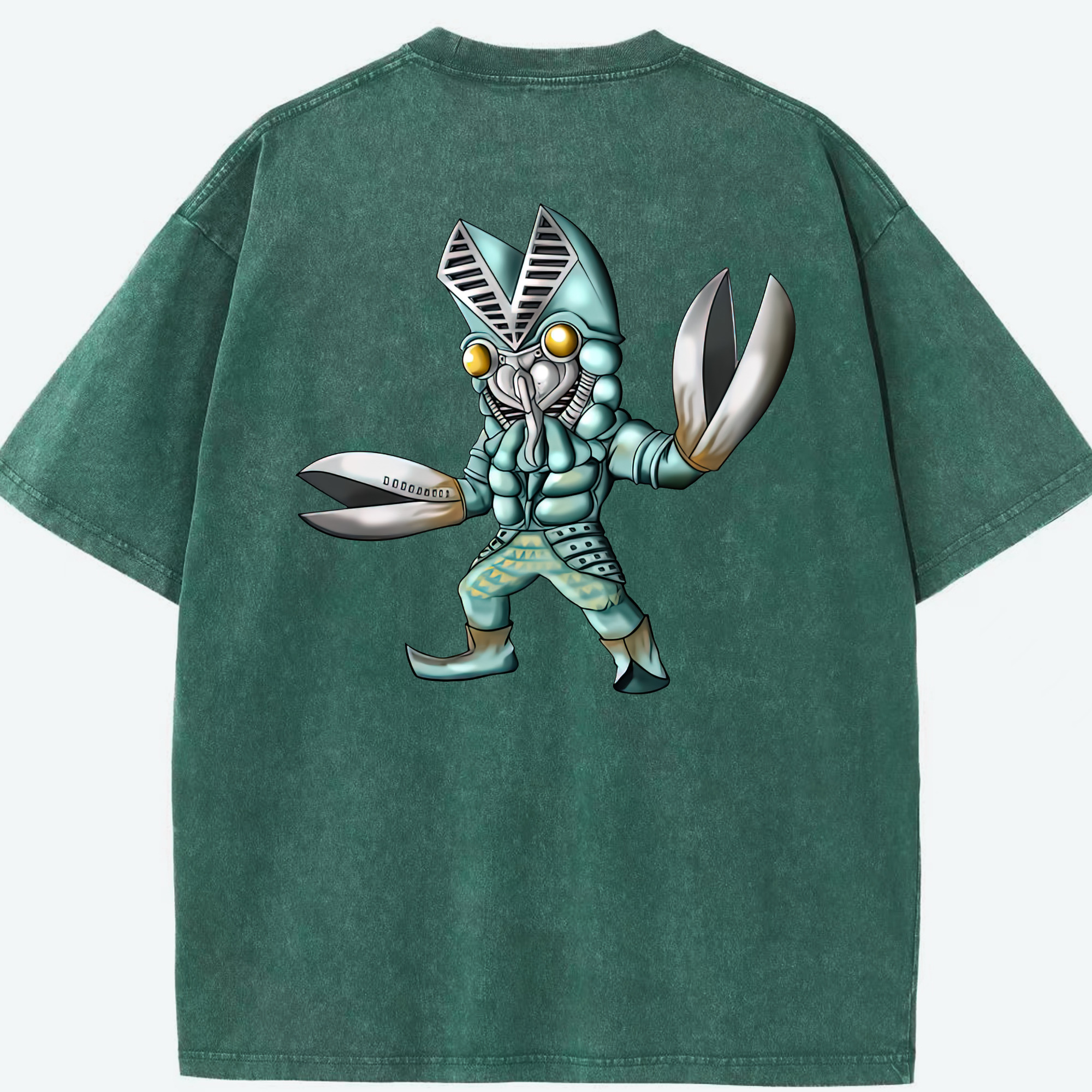 （画像用） ウルトラマン Ultraman 綿100% ヴィンテージ風 半袖Tシャツ（背面プリント）